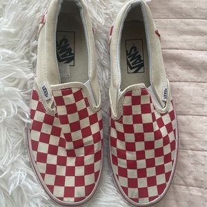 red checkered vans